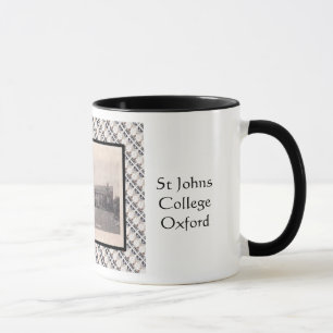 Vintage bild St Johns högskola, Oxford Mugg