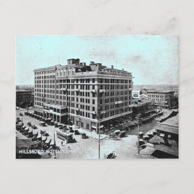 Vintage Bilder i Tampa Florida Vykort (Framsida)