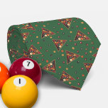 Vintage Billiard Bollar Bassäng Bord Thmet Slips<br><div class="desc">Den här mönstrade nekturen är perfekt för spelare från bassäng. De är säkra på att uppskatta detta papper med mina realistiska stil-illustrationer av vintage miljarder bollar mot en grönt bakgrund.</div>