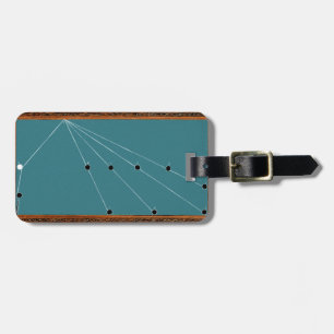 Vintage Billiards Bord Bassäng Bord Art Bassäng Sh Bagagebricka