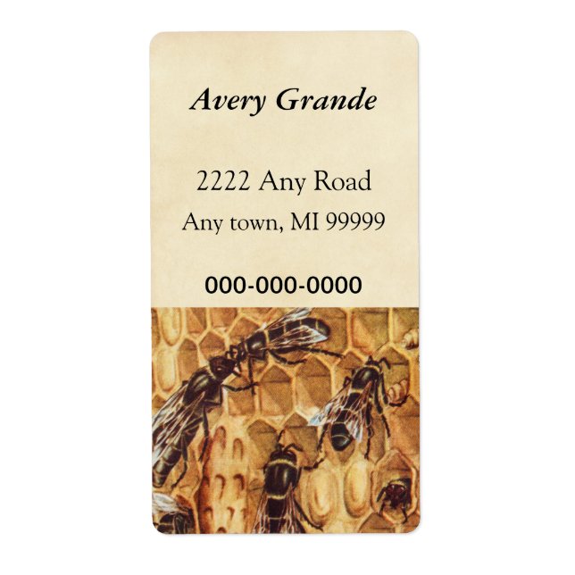 Vintage, bin i en kupa fraktsedel (Framsidan)