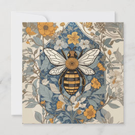 Vintage Bin och Vild Flowers
