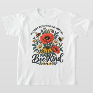 Vintage Bina och Vilda Blommor T Shirt