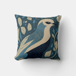 vintage bird 2 kudde