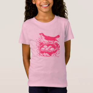 Vintage Bird Eggs & Nest T-shirt