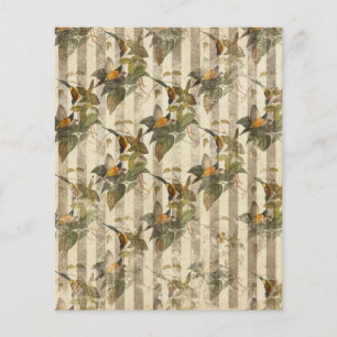 Vintage Bird Ephemera Scrapbook Pappra Lakan