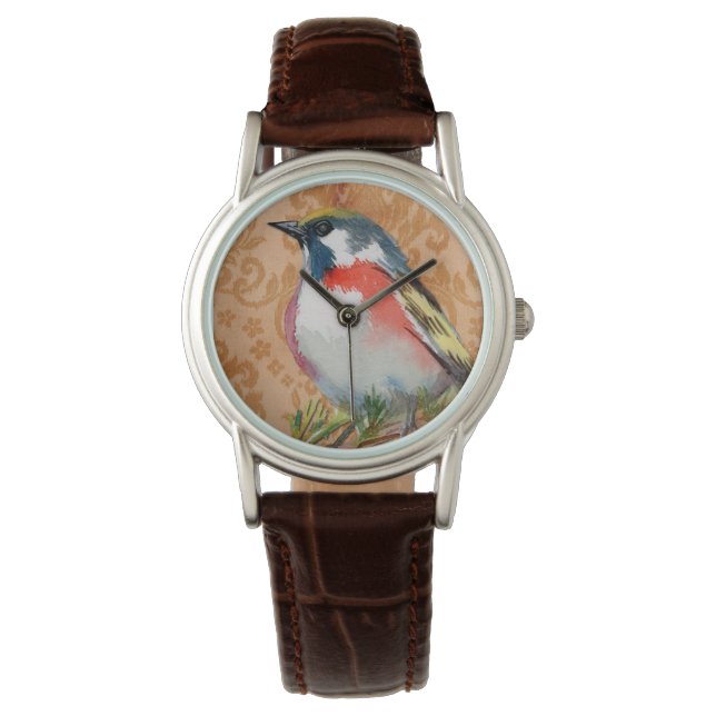 Vintage Bird eWatch Klocka (Framsida)