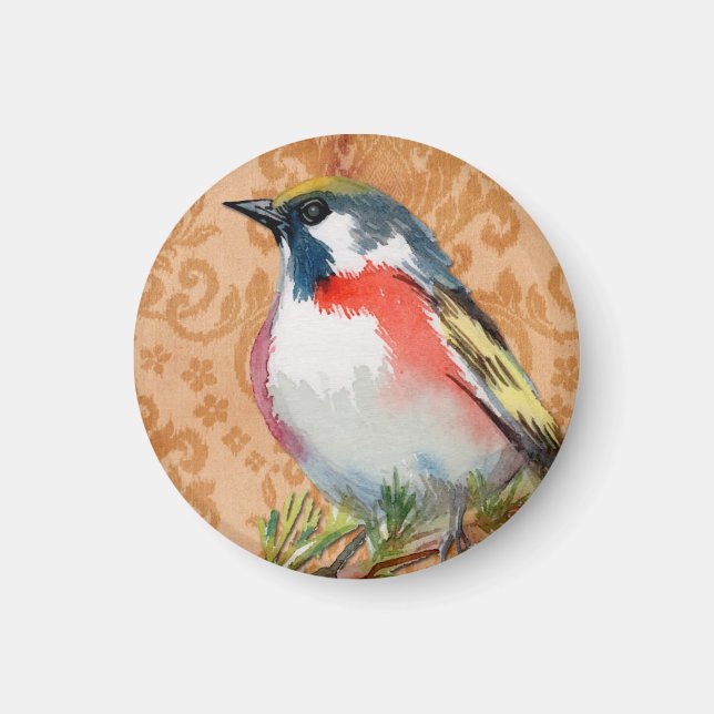 Vintage Bird Magnet (Framsidan)