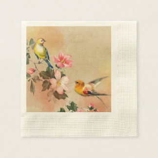 Vintage Bird Napkins Pappersservett