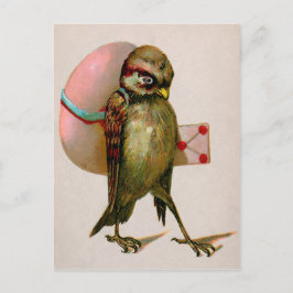 Vintage Bird Påsk vykort
