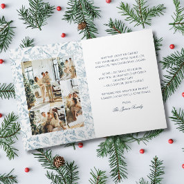 Vintage Bird & Pine Christmas Folding Card  Kort