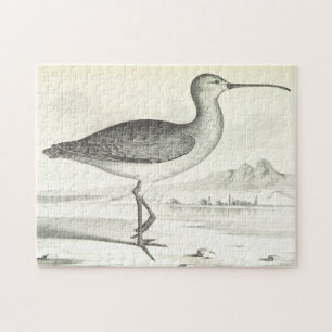 Vintage, Bird Ställande på markpussel Pussel