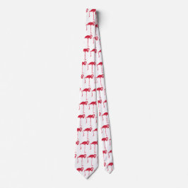 Vintage Birds, en Rosa Flamingo med en uppsida Slips