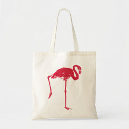 Vintage Birds, en Rosa Flamingo med en uppsida Tygkasse