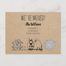 Vintage Birds & Nest Rustic Kraft Brown