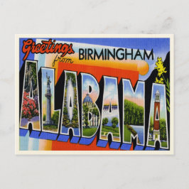Vintage Birmingham Alabama Vykort