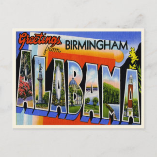 Vintage Birmingham Alabama Vykort