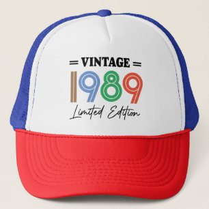 Vintage Birthday Gift PERSONLIG Keps