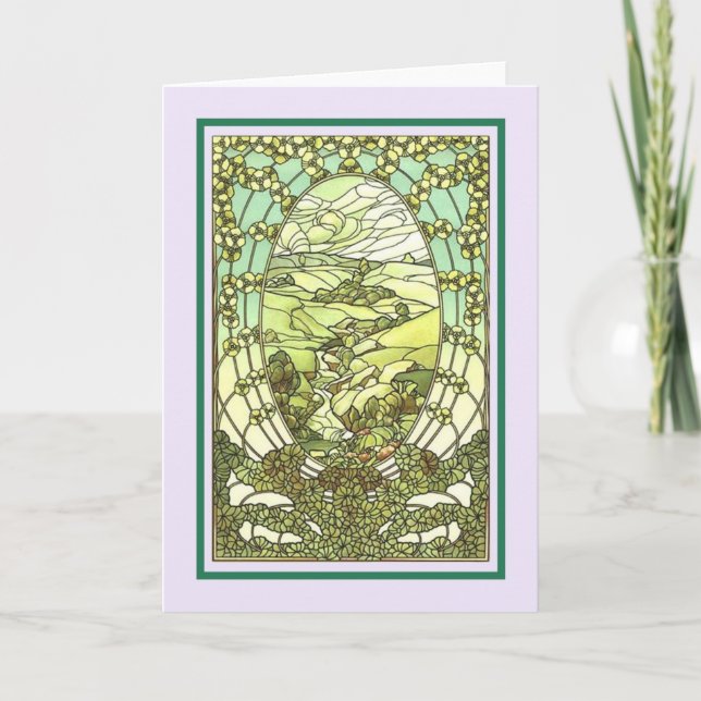 Vintage Birthday Kort (Framsida)