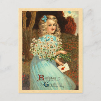 Vintage Birthday-vykort Vykort
