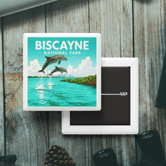 Vintage Biscayne nationalpark Knapp (Skapare uppladdad)