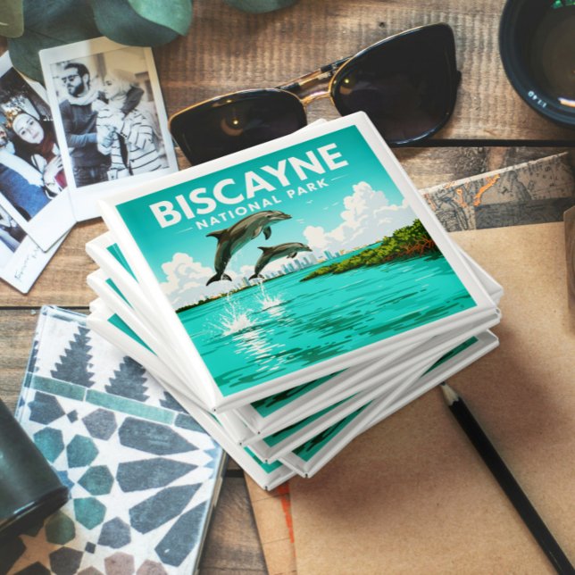 Vintage Biscayne nationalpark Magnet (Skapare uppladdad)