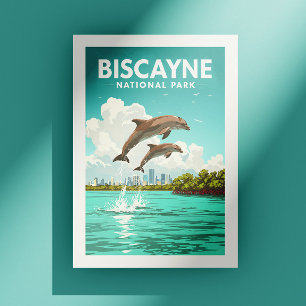 Vintage Biscayne nationalpark Vykort