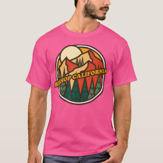 Vintage Bishop California Mountain Hiking Souvenir T Shirt