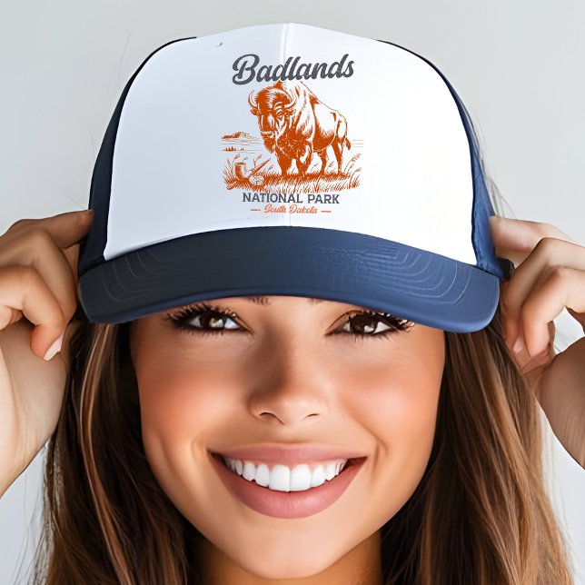 Vintage Bison – Badlands National Park  Keps (Skapare uppladdad)