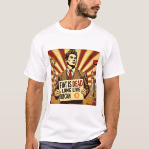 Vintage Bitcoin annons Cryptocurrency T Shirt