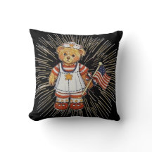 Vintage Björn med moderna vita Fireworks