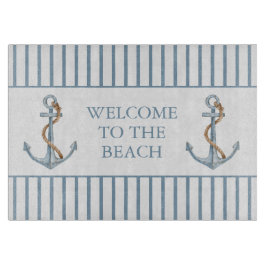 Vintage blå ankare med Rope-Personlig