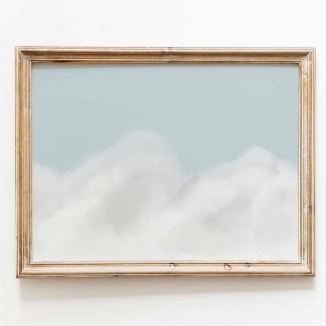 vintage blå himmel poster plantskola (Skapare uppladdad)