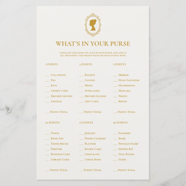 Vintage Blå Vad Har Du I Din Handväska Bröllopsfes (Framsida)