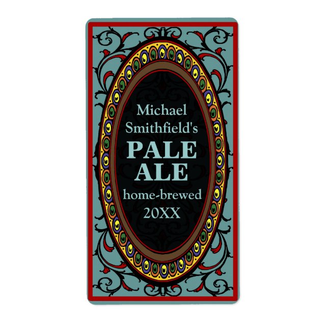 Vintage Blåblå homebreiska Fraktsedel (Framsidan)