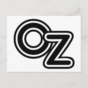 Vintage Black and White Wizard of Oz Fairy Tale Vykort