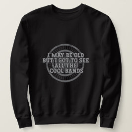 Vintage Black Band Sweatshirt - Perfekt Gift
