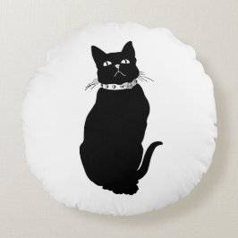 Vintage Black Cat Dekorativ kudde