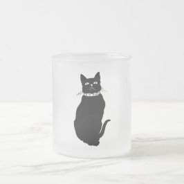 Vintage Black Cat Mugg