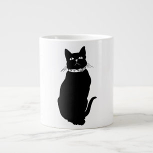 Vintage Black Cat Mugg Jumbo Mugg