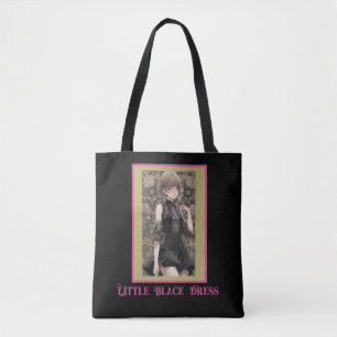Vintage Black Dress Glamor LBD Tygkasse