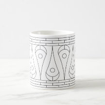 Vintage Black Gräns-grafik