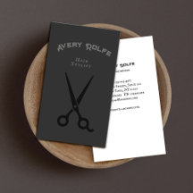 Vintage Black Hair Stylist eller Barber Scissors