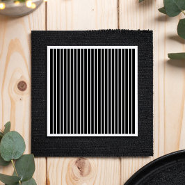 Vintage Black Pinstripe Girl Baby Shower Pappersservett