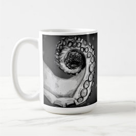 Vintage Black & White Nautical Octopus Tentacle Mugg