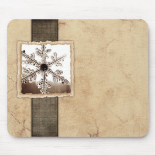 Vintage Black Winter Snowflake Musmatta
