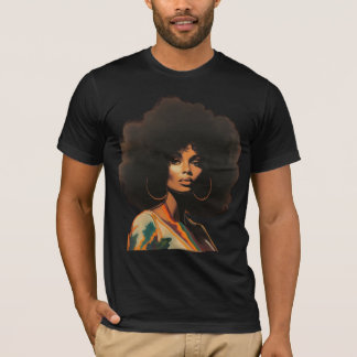 Vintage Black Woman T Shirt