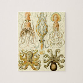 Vintage bläckfisk Gamochonia av Ernst Haeckel Pussel