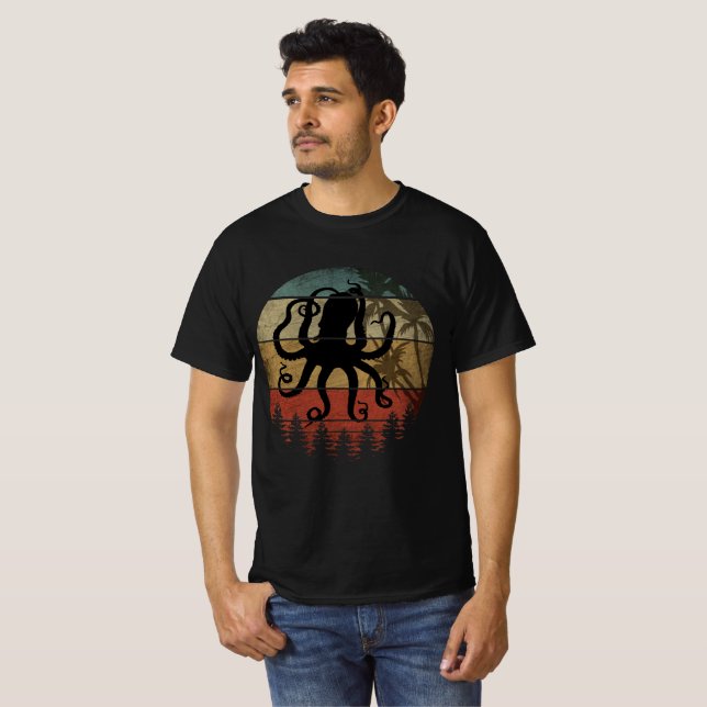 VINTAGE BLÄCKFISKE T SHIRT (Hel framsida)