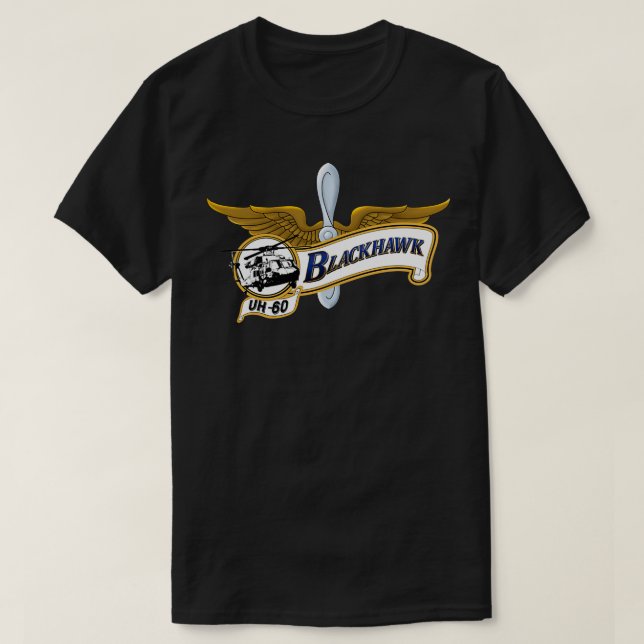 Vintage Blackhawk-design T Shirt (Design framsida)